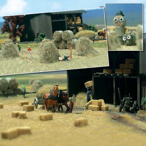 Hay and straw bales - ,