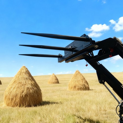 Hay spear bale - bale,
