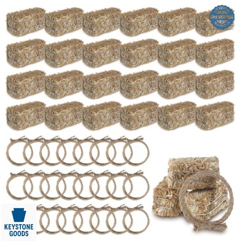 Decorative mini hay bales - mini, 24