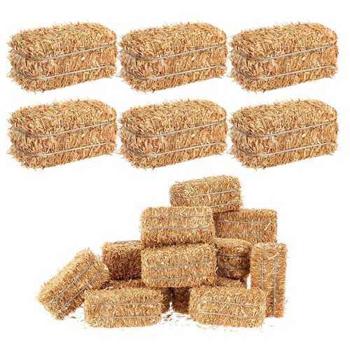 Mini hay bales miniature - hay,