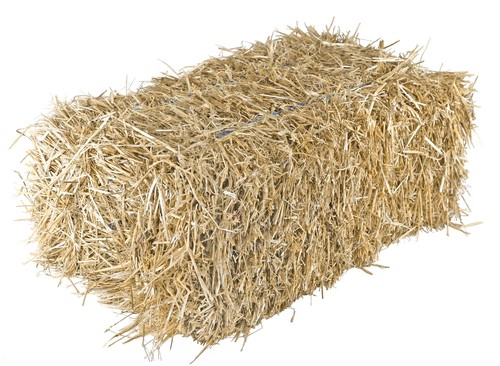 Garden elements straw bale - straw,