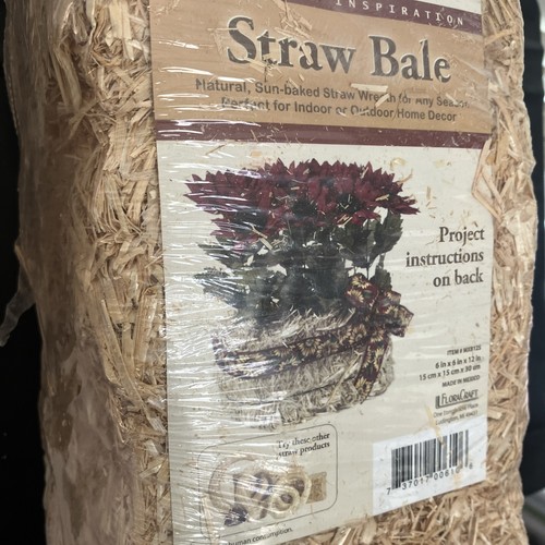 Flora craft straw bale - flora,