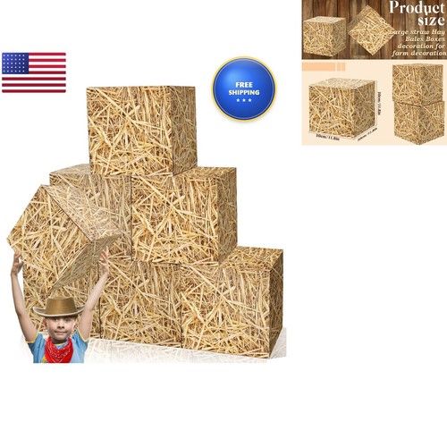 Pcs hay bales paper boxes - pcs,