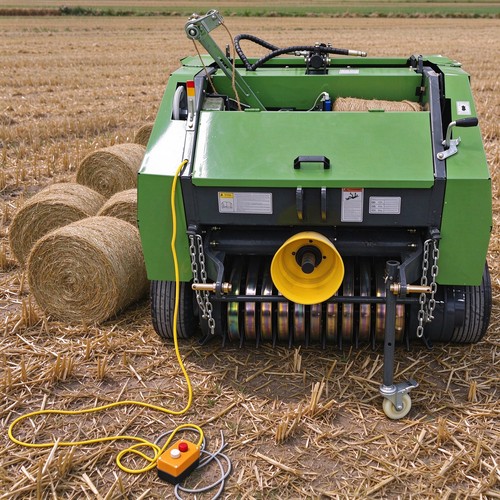 Hay straw round bale - hay/straw,