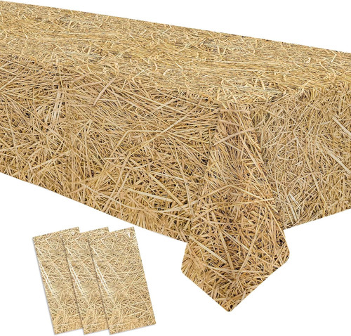 Straw tablecloth decorations - straw,