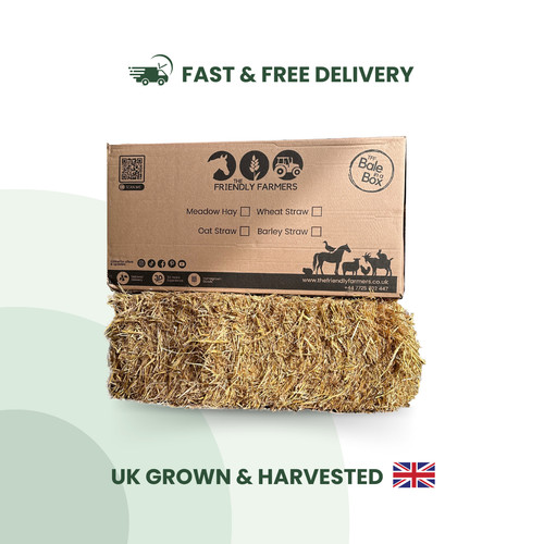 Oat straw bale box - oat,