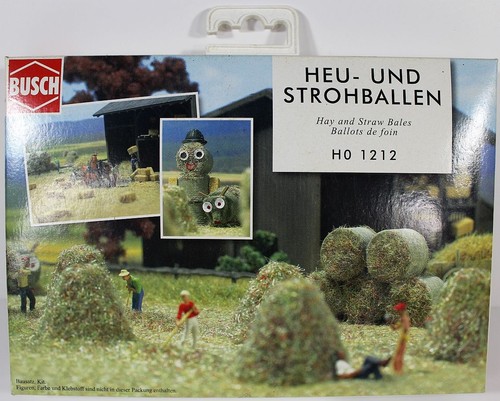 Busch heu und strohballen hay - und,