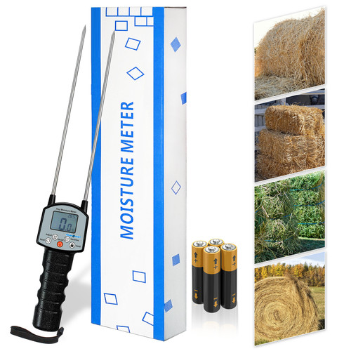 Digital hay moisture meter - hay,